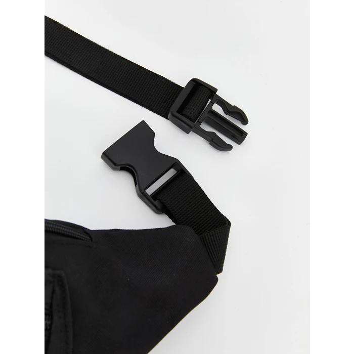 LCW ACCESSORIES Siyah Çift Fermuarlı Erkek Bel Çantası