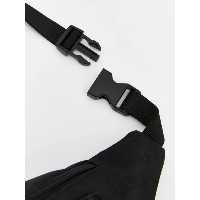 LCW ACCESSORIES Siyah Çift Fermuarlı Erkek Bel Çantası