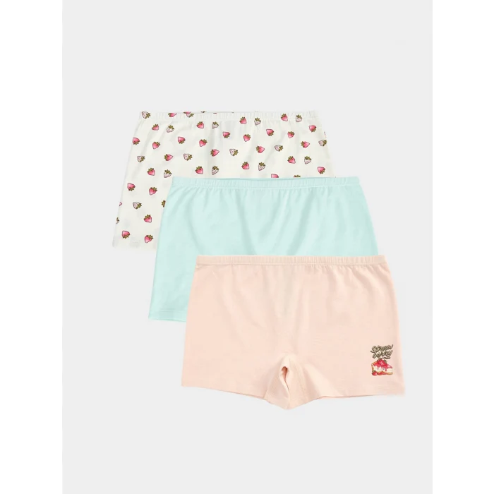 LCW Kids Pembe Kız Çocuk Boxer 3lü