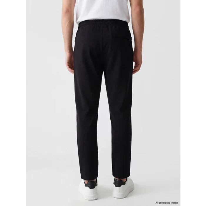 LCWAIKIKI Classic Siyah Regular Fit Erkek Eşofman Altı