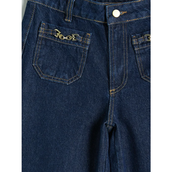LCW Jeans İndigo Wideleg Kadın Jean Pantolon