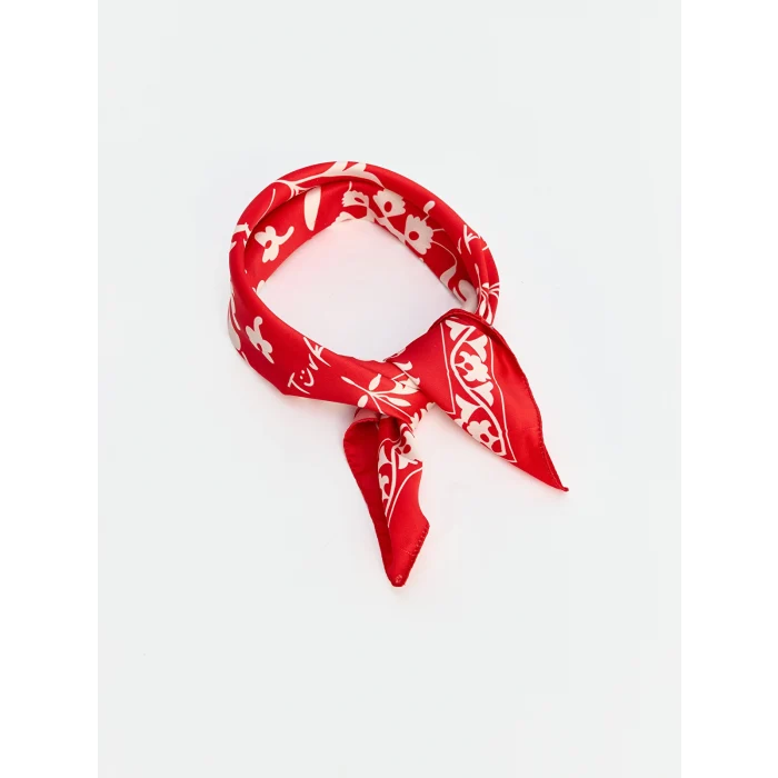 LCW ACCESSORIES Kırmızı Desenli Kadın Fular