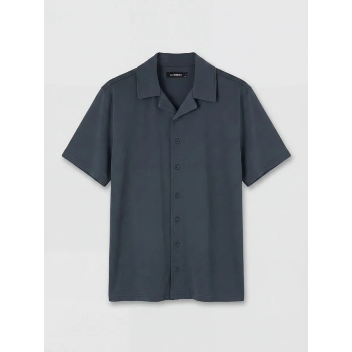LC WAIKIKI Antrasit Regular Fit Erkek Şortlu Pijama Takımı