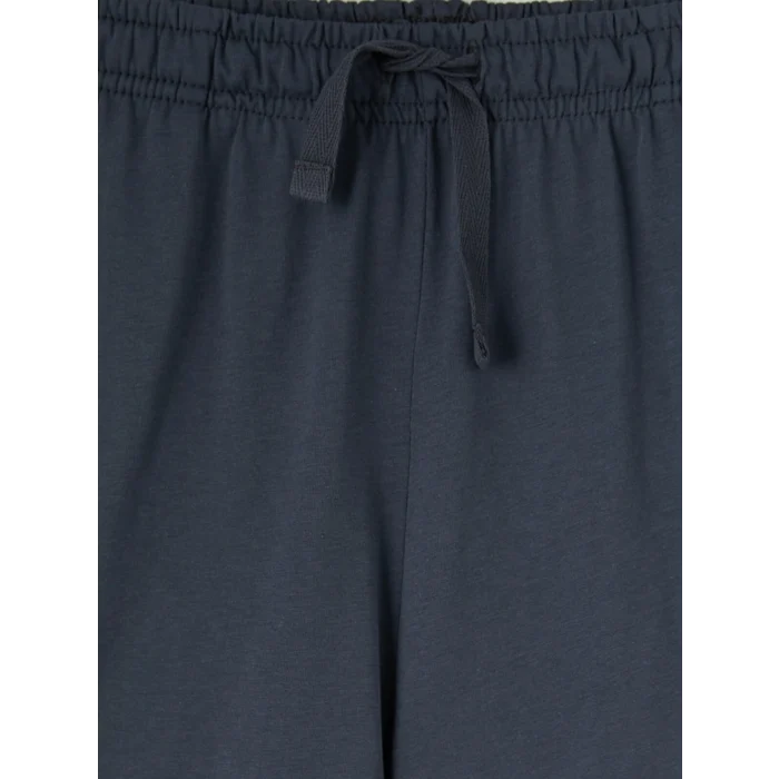 LC WAIKIKI Antrasit Regular Fit Erkek Şortlu Pijama Takımı