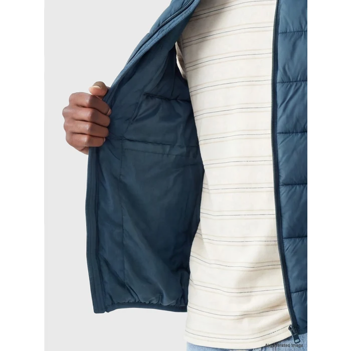 XSIDE Lacivert Slim Fit Dik Yaka Erkek Şişme Yelek