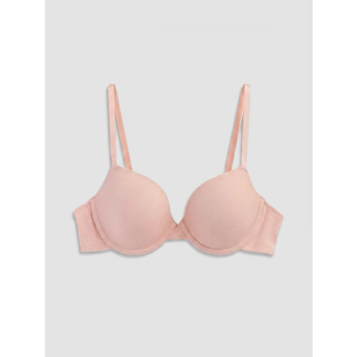 LCW DREAM Pembe Balenli Dolgusuz Tişört Sütyen