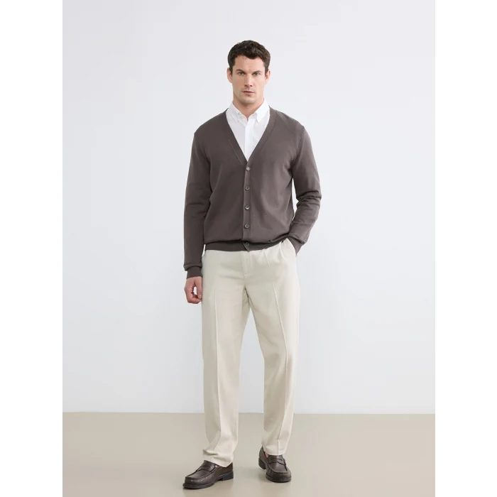 LCWAIKIKI Classic Bej Standart Kalıp Erkek Chino Pantolon