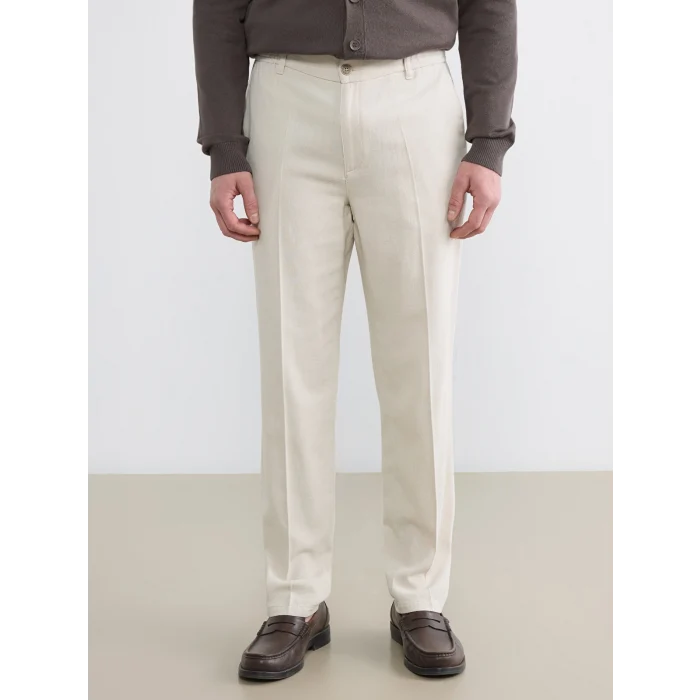 LCWAIKIKI Classic Bej Standart Kalıp Erkek Chino Pantolon