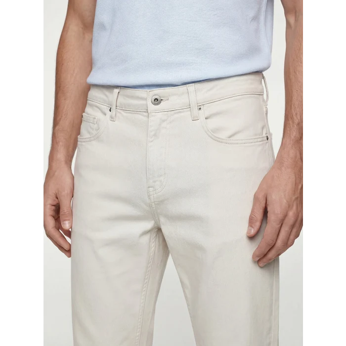 LCWAIKIKI Classic Bej Dar Kalıp Gabardin Erkek Chino Pantolon