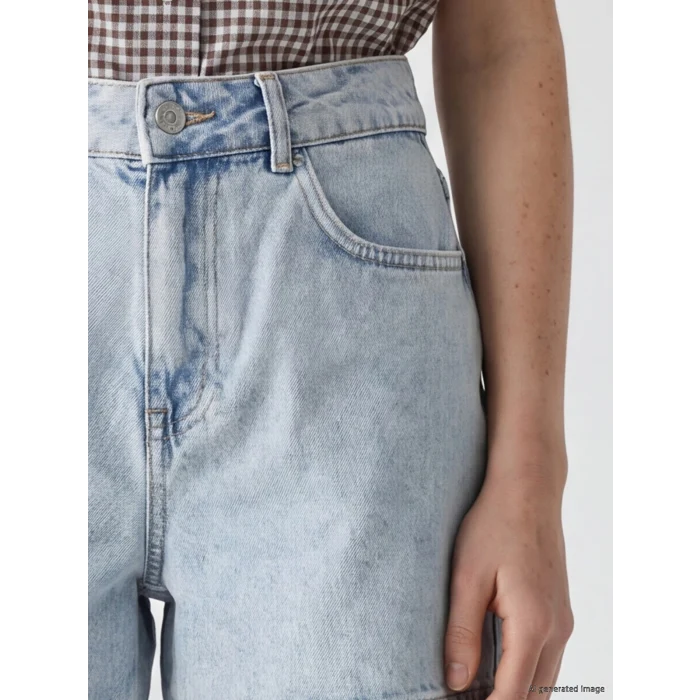 XSIDE Mavi Regular Fit Kadın Jean Şort