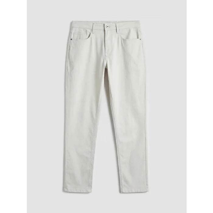 LCWAIKIKI Classic Bej Dar Kalıp Gabardin Erkek Chino Pantolon