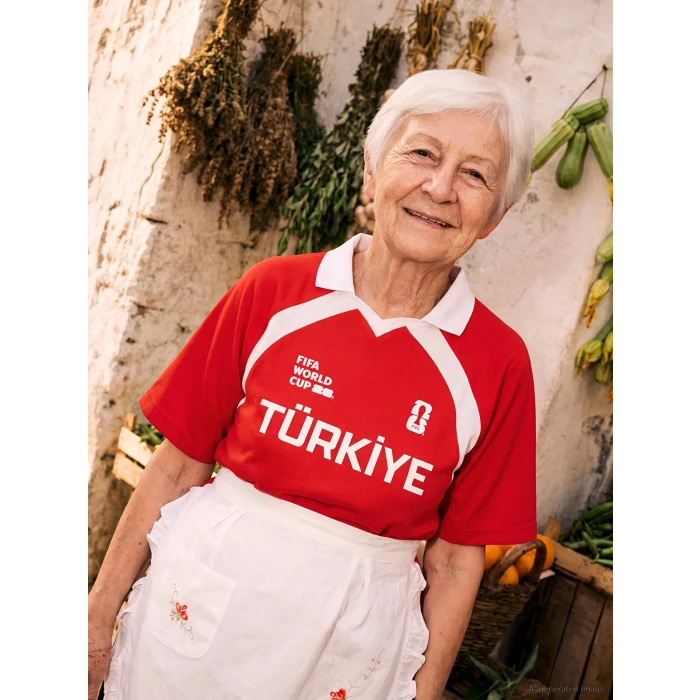 XSIDE ACTIVE Kırmızı Türkiye FIFA 2026 Dünya Kupası Baskılı Erkek Spor Tişört