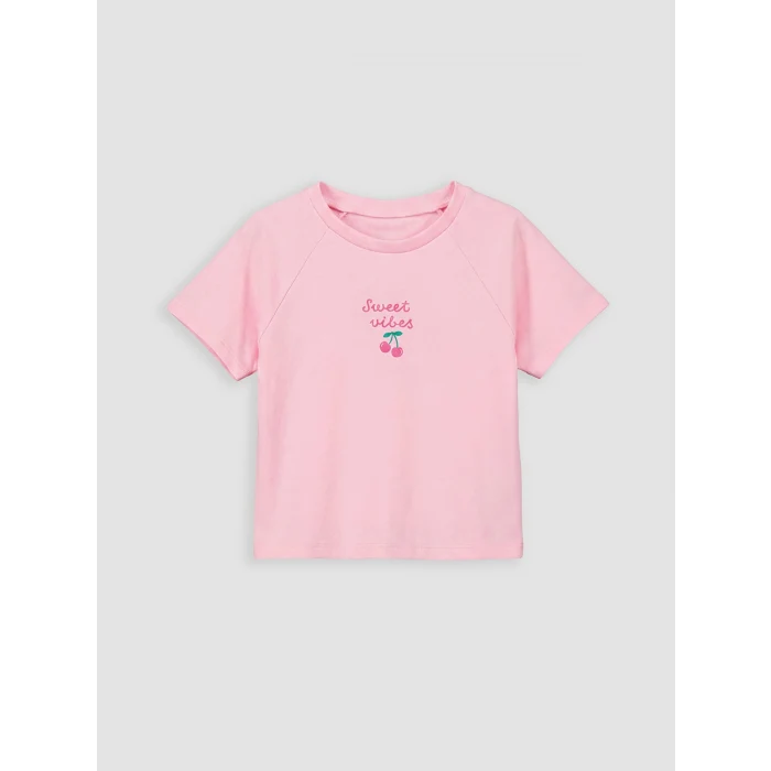 LCW Kids Pembe Kız Çocuk Şortlu Takım