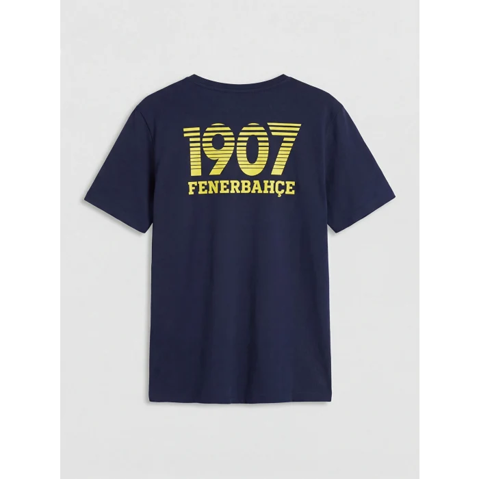 LC WAIKIKI Lacivert Fenerbahçe Baskılı Erkek Şortlu Pijama Takımı