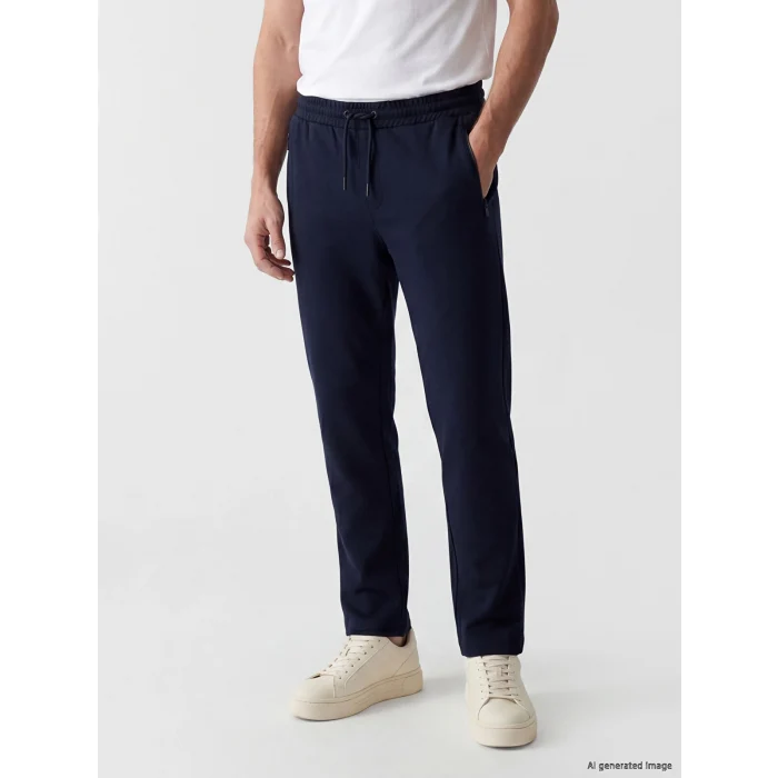 LCWAIKIKI Classic Lacivert Regular Fit Erkek Eşofman Altı