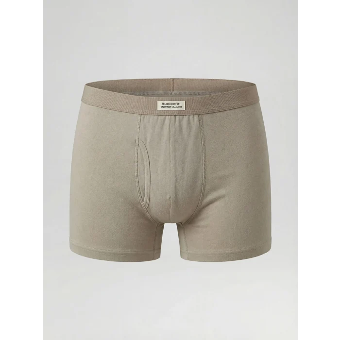 LC WAIKIKI Yeşil Standart Kalıp Pamuklu Esnek Erkek Boxer 3lü