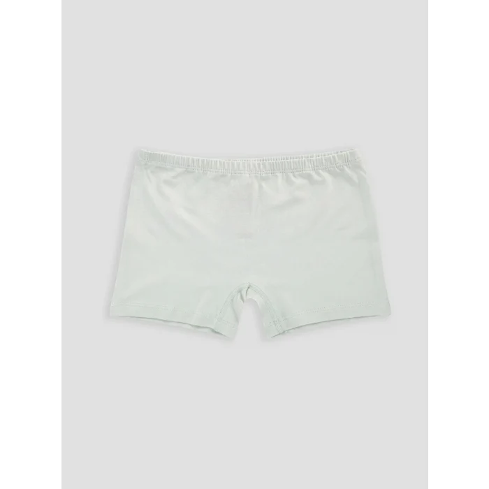 LCW Kids Ekru Baskılı Kız Çocuk Boxer 3lü