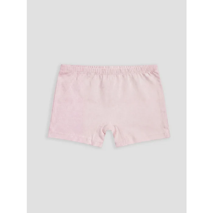 LCW Kids Ekru Baskılı Kız Çocuk Boxer 3lü
