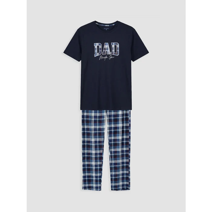 LC WAIKIKI Lacivert Regular Fit Erkek Pijama Takımı