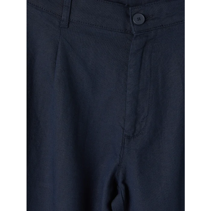 LCW Vision Lacivert Regular Fit Keten Karışımlı Erkek Pantolon