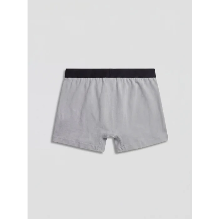 LC WAIKIKI Petrol Pamuklu Esnek Erkek 3lü Boxer