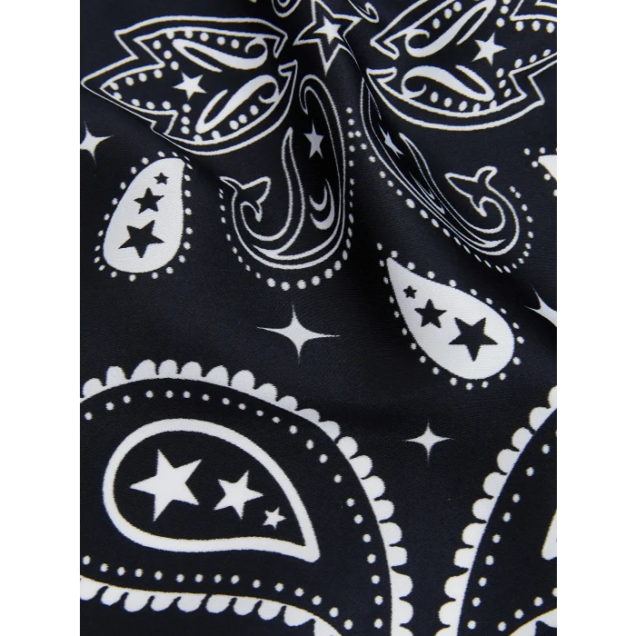 LCW ACCESSORIES Siyah Desenli Kadın Bandana