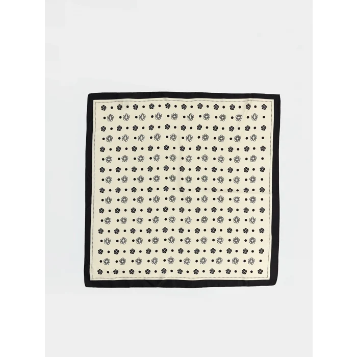 LCW ACCESSORIES Siyah Desenli Kadın Bandana