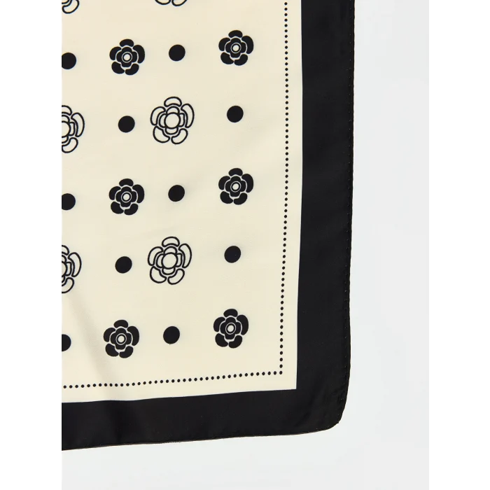 LCW ACCESSORIES Siyah Desenli Kadın Bandana