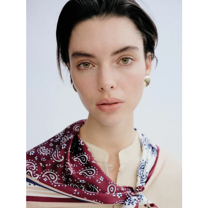 LCW ACCESSORIES Ekru Desenli Kadın Bandana