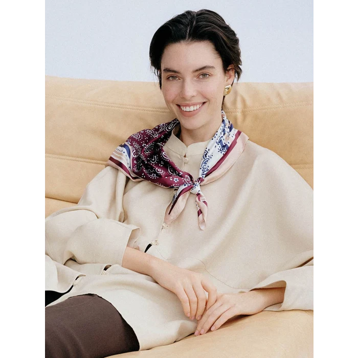 LCW ACCESSORIES Ekru Desenli Kadın Bandana
