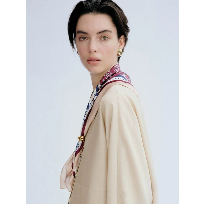 LCW ACCESSORIES Ekru Desenli Kadın Bandana