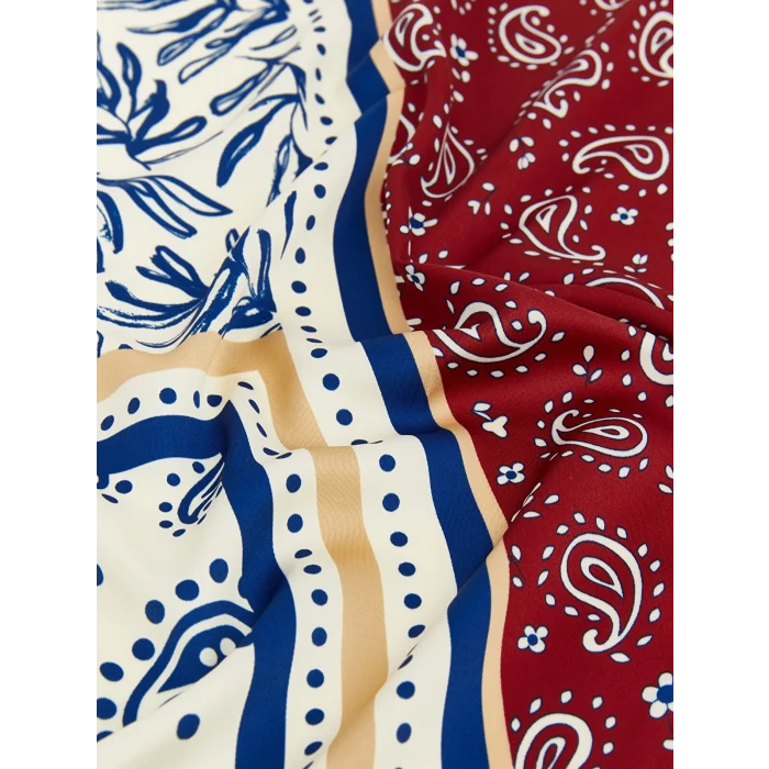 LCW ACCESSORIES Ekru Desenli Kadın Bandana
