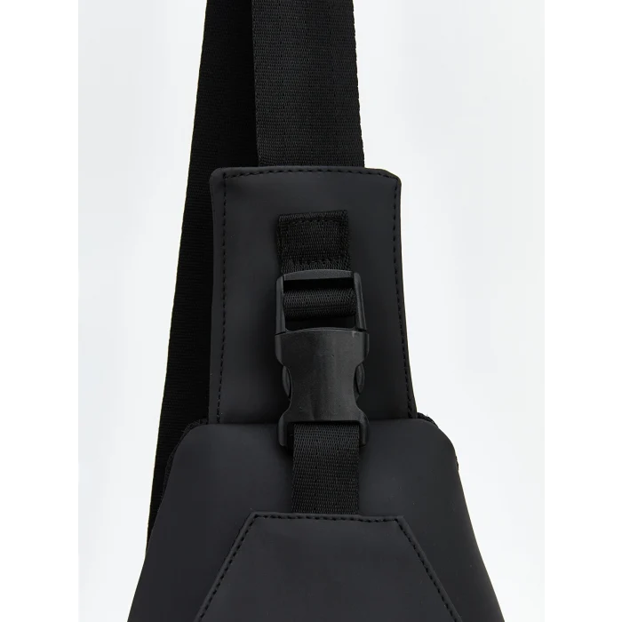 LCW ACCESSORIES Siyah Çift Bölmeli Erkek Göğüs Çantası