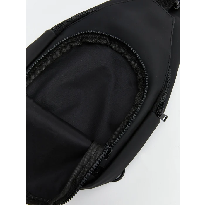 LCW ACCESSORIES Siyah Çift Bölmeli Erkek Göğüs Çantası
