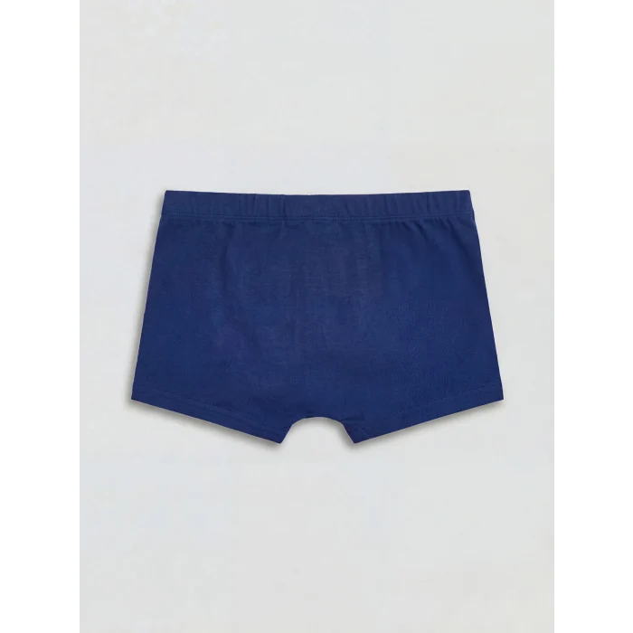 LCW Kids Mavi Beli Lastikli Erkek Çocuk 3lü Boxer