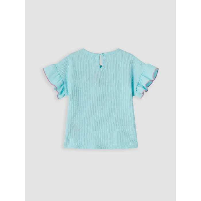 LCW Kids Yeşil Nakışlı Kız Çocuk Takım