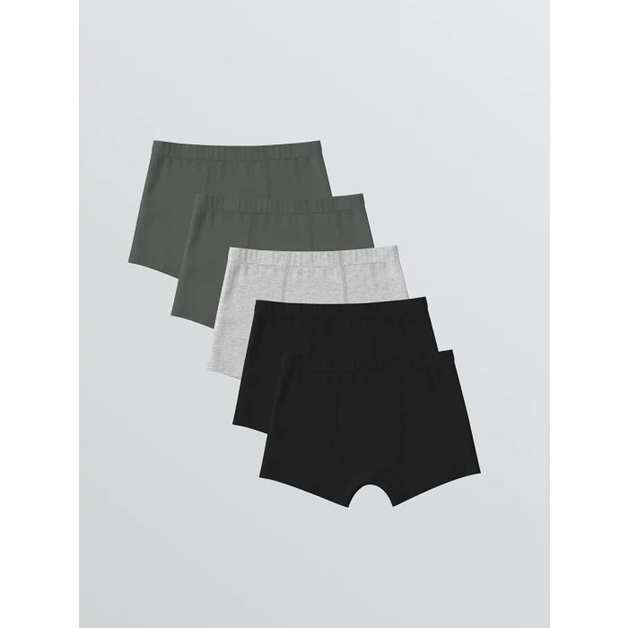 LCW Kids Siyah Erkek Çocuk Boxer 5li