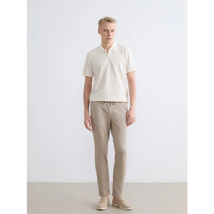 LCW Vision Bej Standart Kalıp Erkek Pantolon