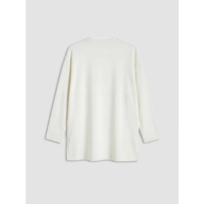 LCW EVERYDAY Bej Taşlı Soft Touch Kadın Tunik