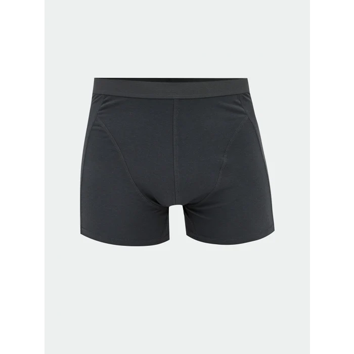 LC WAIKIKI Gri Standart Kalıp Pamuklu Esnek Erkek Boxer 3lü