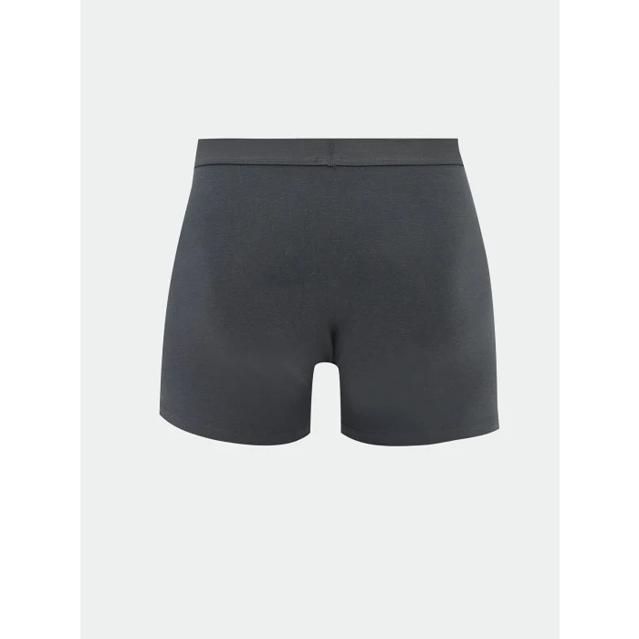 LC WAIKIKI Gri Standart Kalıp Pamuklu Esnek Erkek Boxer 3lü