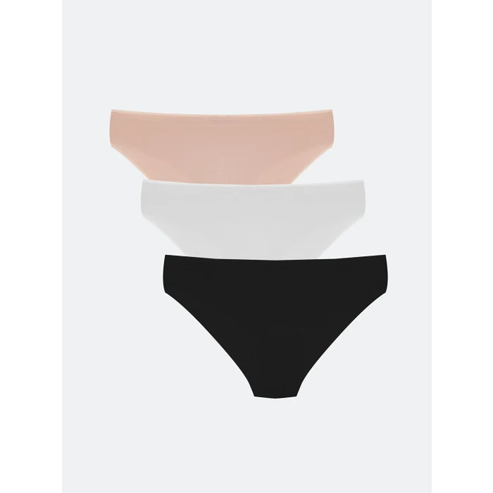 LCW DREAM Pembe Düz Bikini Külot 3lü