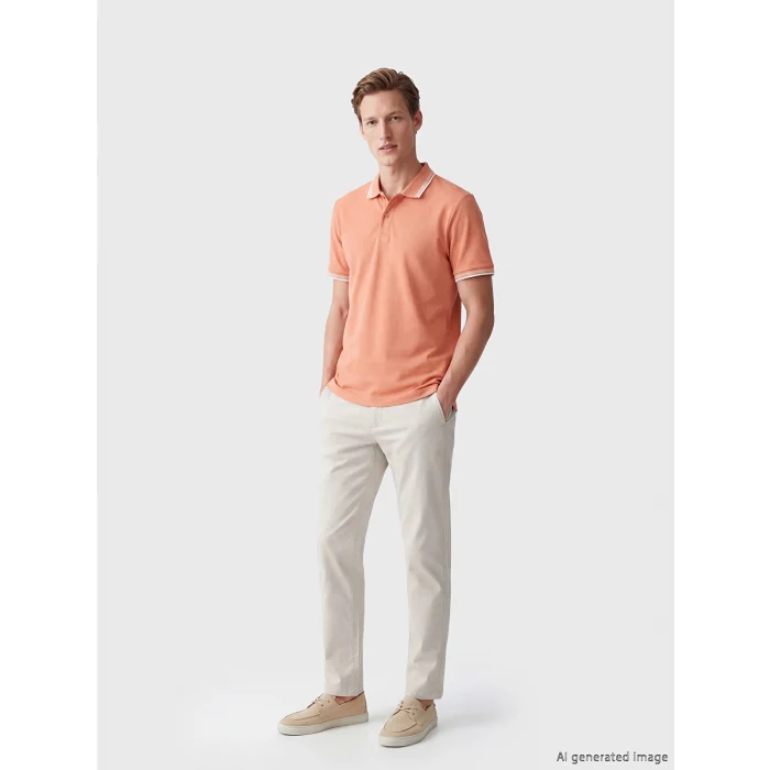 SOUTHBLUE Bej Regular Fit Gabardin Erkek Pantolon