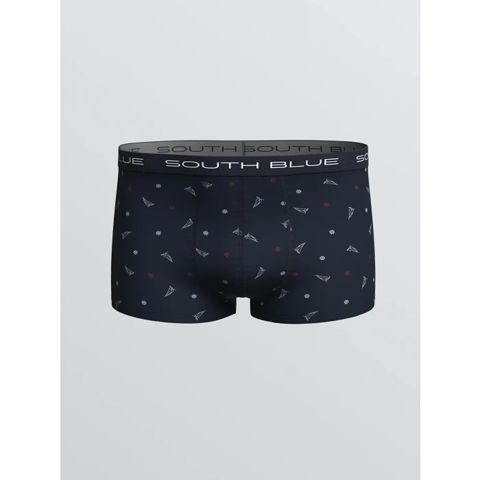 LC WAIKIKI Lacivert Standart Kalıp Pamuklu Esnek Erkek Boxer 3lü
