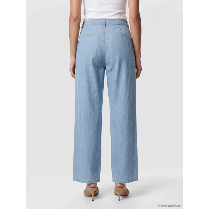 LCW Jeans İndigo Wideleg Kadın Jean Pantolon