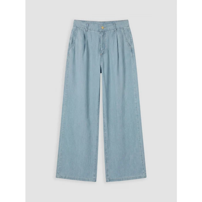 LCW Jeans İndigo Wideleg Kadın Jean Pantolon