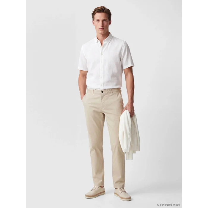 SOUTHBLUE Gri Regular Fit Gabardin Erkek Pantolon