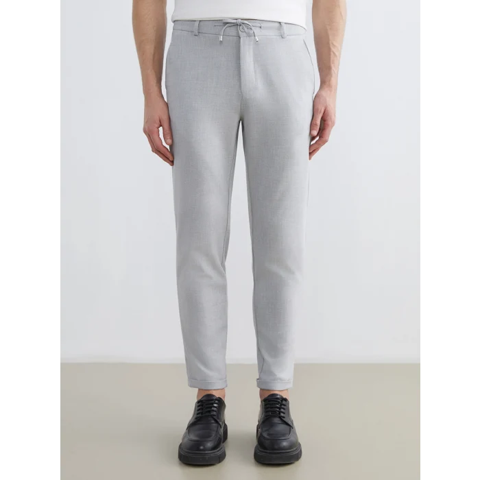 LCW Vision Gri Slim Fit Erkek Pantolon