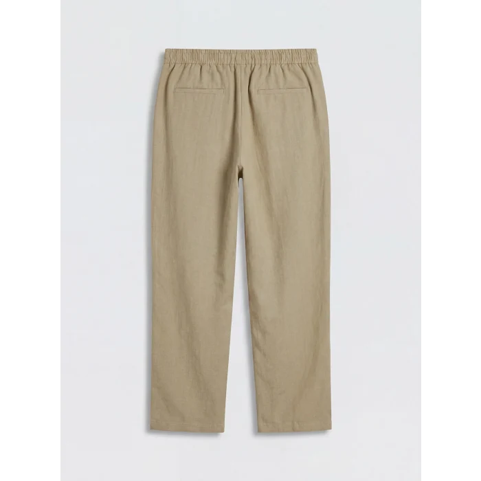 LCW Vision Bej Regular Fit Keten Görünümlü Erkek Pantolon