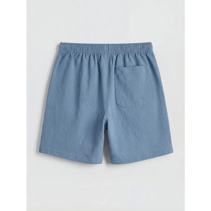 LCW SWIMWEAR Mavi Kısa Boy Erkek Deniz Şortu